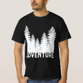 T-shirt Mini pin noir et blanc Aventure T- (Devant)