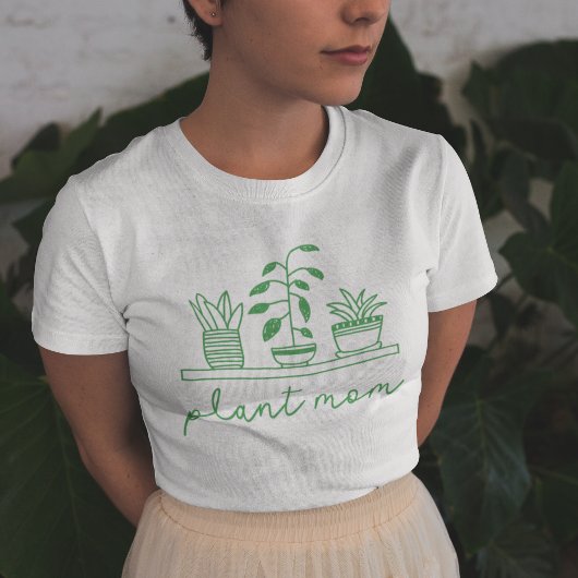 T-shirt Mini Plante Maman mignonne Plante