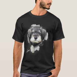 T-shirt Mini Schnauzer, Chemise Schnauzer Minature, S