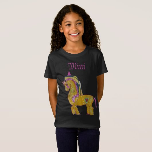 T-Shirt Mini unicorn (Devant entier)