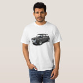 T-shirt Mini voiture de charbon de bois classique sur le (Devant entier)