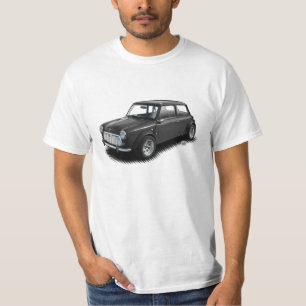 T-shirt Mini voiture de charbon de bois classique sur le