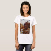 T-shirt Miniature cheval Brown et lapin de Pâques (Devant entier)