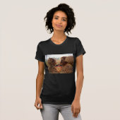 T-shirt Miniature Donkey & Horse Valentine Heart (Devant entier)