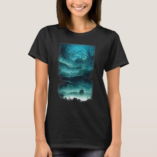 T-shirt Miniature Haunted Houses In Ancient Wells Fierce G (Devant)