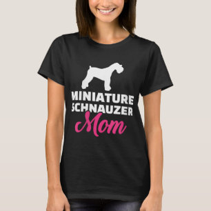 T-shirt Miniature Schnauzer maman