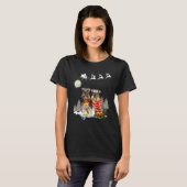 T-shirt Miniature Schnauzer Noël (Devant entier)