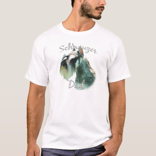 T-shirt Miniature Schnauzer Papa 2 (Devant)
