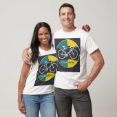 T-shirt Minimal Bicycle Illustration – (Unisexe)