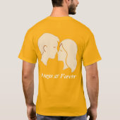 T-shirt Minimal Couple Silhouette Happy Valentines Day (Dos)