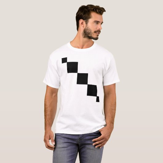 T-shirt minimal épée Pixel (Devant entier)