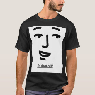 T-shirt Minimal Face Typography