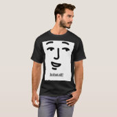 T-shirt Minimal Face Typography (Devant entier)