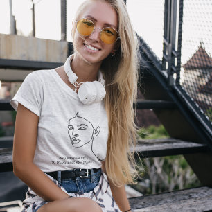 T-shirt Minimal Noir Elle Est Devenue Un Héros Inspiration