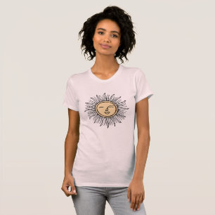 T-Shirt minimal Sun Boho levant