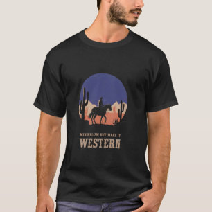 T-shirt Minimalisme drôle mais faites-le simplicité occide