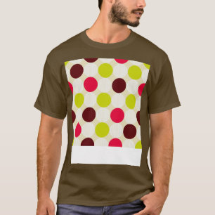 T-shirt Minimalisme moderne du milieu du siècle Pois Motif