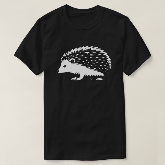 T-shirt Minimalist Hedgehog Walk (Design devant)