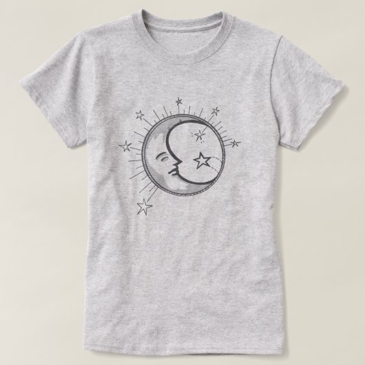 T-shirt Minimalist Moon Tee/ (Design devant)