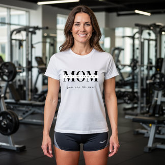 T-shirt Minimalist Personalized Mom Name T Shirt