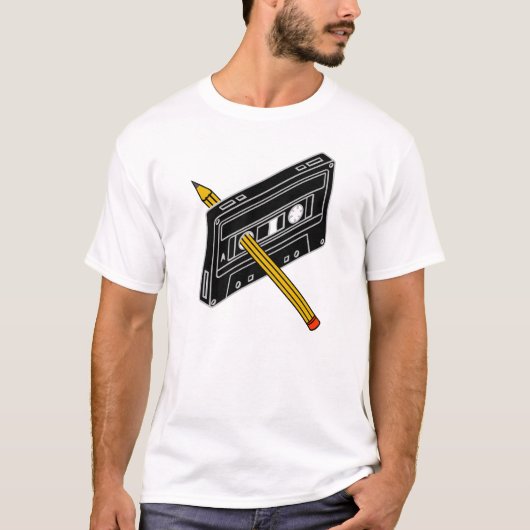 T-shirt Minimalist Retro rewind (Devant)
