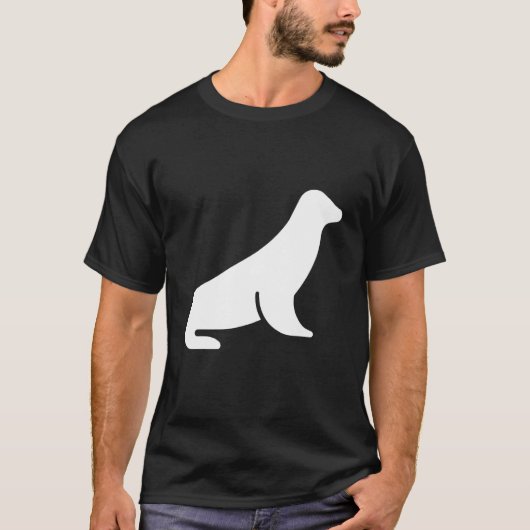 T-shirt Minimalist sea lion (Devant)