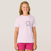 T-shirt Minimalist Spring Kids Cat (Devant entier)