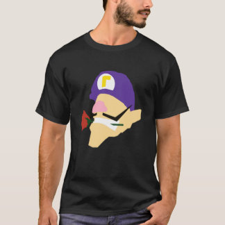T-shirt Minimalist Waluigi Classic