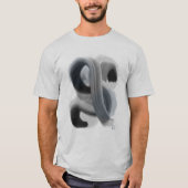 T-shirt minimaliste Abstrait pour hommes (Devant)