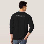 T-Shirt Minimaliste Abstrait Sombre (Dos entier)