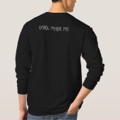 T-Shirt Minimaliste Abstrait Sombre (Dos)