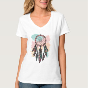 T-shirt minimaliste "Attrape-rêves élégant"