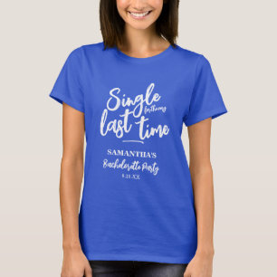 T-shirt minimaliste Black Bachelorette Party