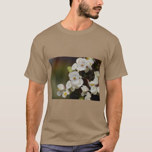 T-shirt Minimaliste blanc pur (Devant)