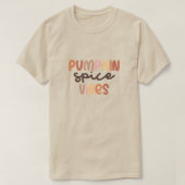 T-shirt minimaliste Boho Citrouille Spice Vibes (Design devant)