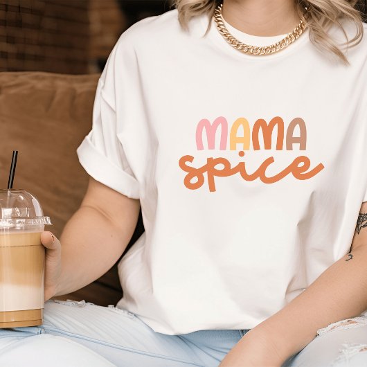 T-shirt minimaliste Boho Mama Spice