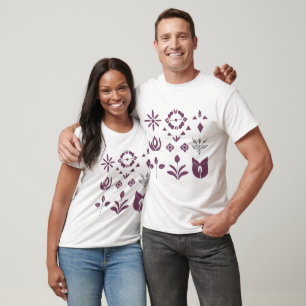 T-Shirt minimaliste Boho - Simple Modern Line Art