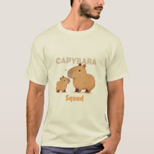 T-shirt minimaliste Capybara Silhouette