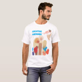 T-shirt Minimaliste Créatif Rêveur Article555 (Devant entier)