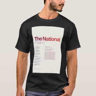 T-shirt Minimaliste d'Angleterre