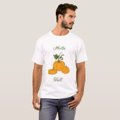 T-shirt minimaliste d'automne (Devant entier)