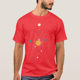 T-shirt Minimaliste de l'univers Atom par Tobe Fonseca