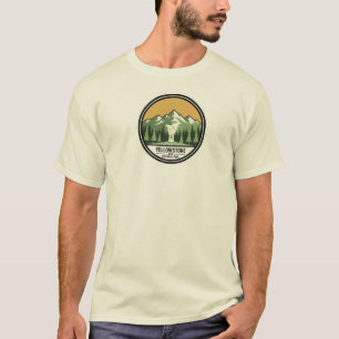 T-shirt minimaliste du Parc National de Yellowston
