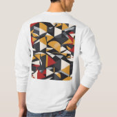 T-shirt minimaliste géométrique moderne (Dos)