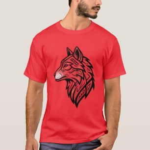 T-Shirt minimaliste loup