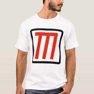T-shirt Minimaliste M – Art de lettre gras