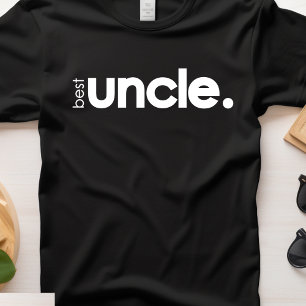 T-shirt minimaliste masculin Best Uncle Basic