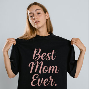 T-shirt minimaliste Meilleure maman jamais
