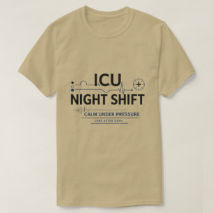 T-shirt minimaliste pour infirmière de nuit en soi