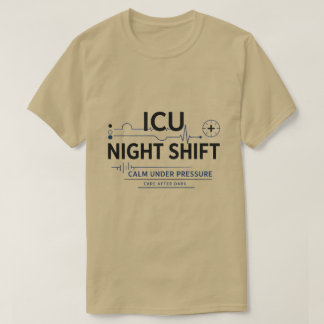 T-shirt minimaliste pour infirmière de nuit en soi